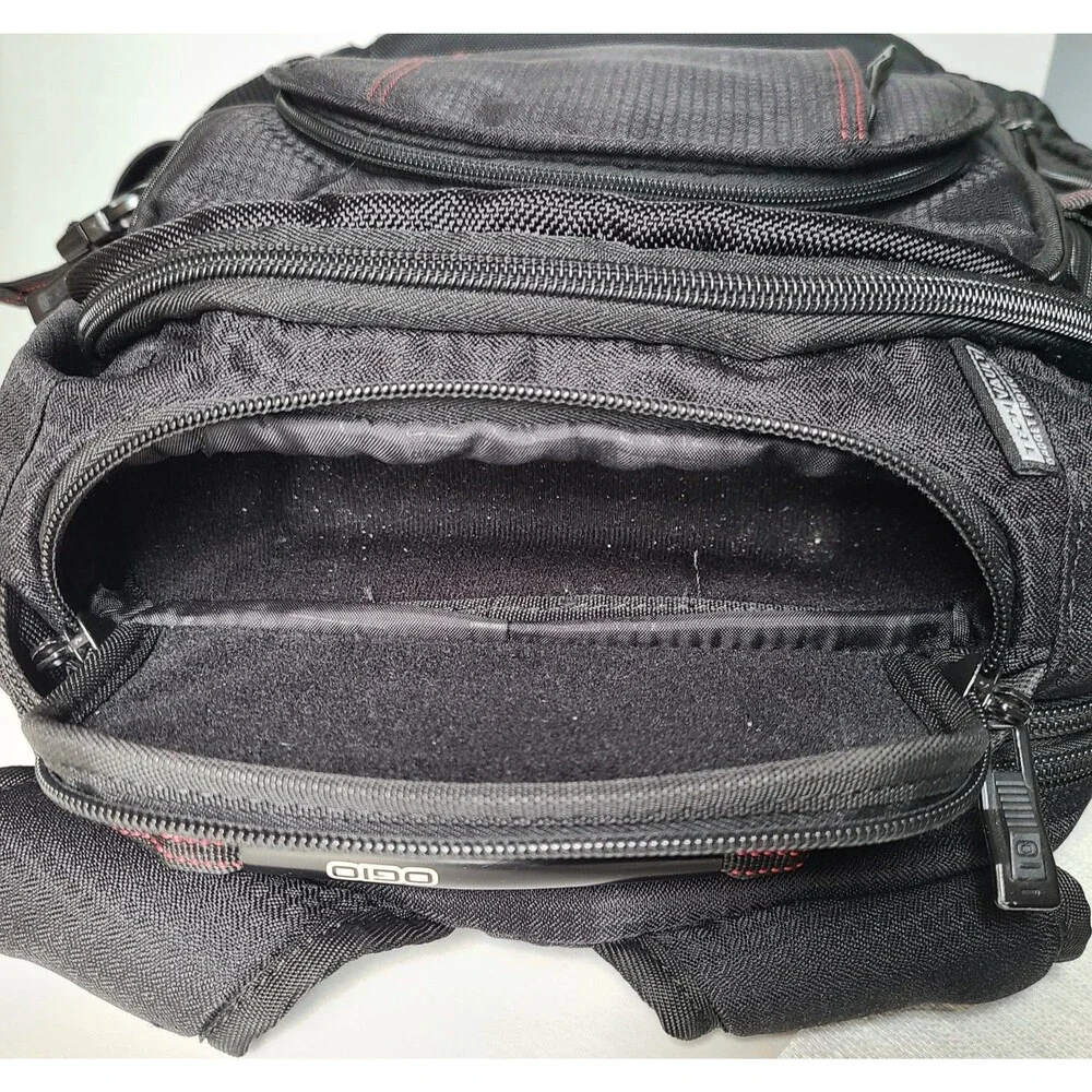 OGIO Prospect Backpack Black Red Laptop Travel School Bag Air Flow Padded